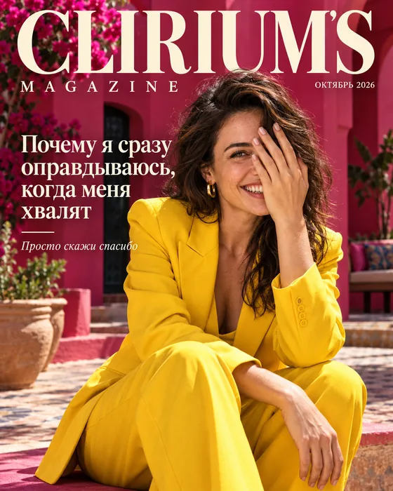Обложка Clirium’s Magazine: Почему я сразу оправдываюсь, когда меня хвалят