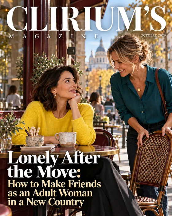 Clirium’s Magazine cover: Lonely After the Move: How to Make Friends as an Adult Woman in a New Country