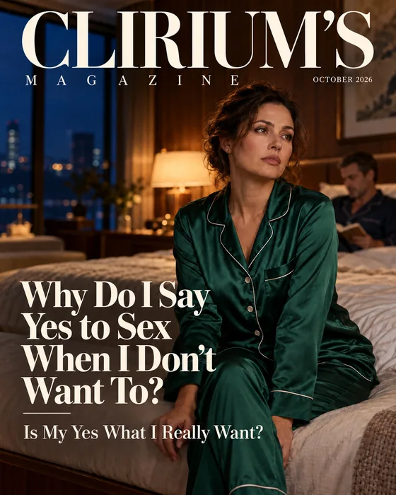 Clirium’s Magazine cover: Why Do I Say Yes to Sex When I Don’t Want To?