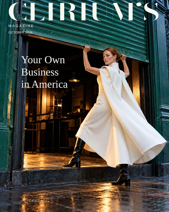Clirium’s Magazine cover: Building Your Own Business in America: A Step-by-Step Guide for Immigrant Women
