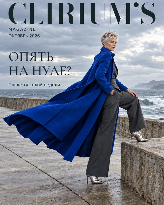 Обложка Clirium’s Magazine: Одна тяжёлая неделя — и я снова работаю до ночи