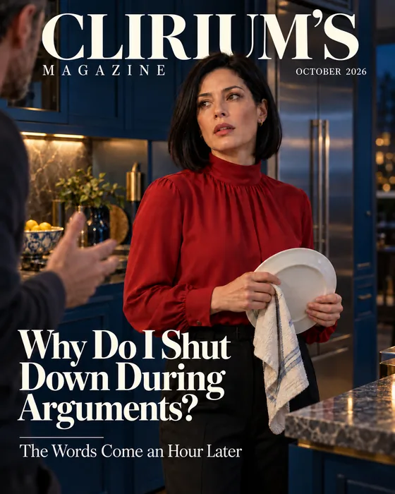 Clirium’s Magazine cover: Why Do I Shut Down During Arguments?